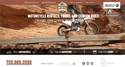 Desktop Screenshot of coloradomotorcycleadventures.com